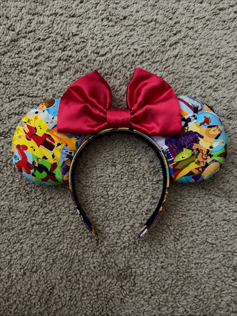 Handmade Disney Emperor’s New Groove Minnie Mouse ear headband